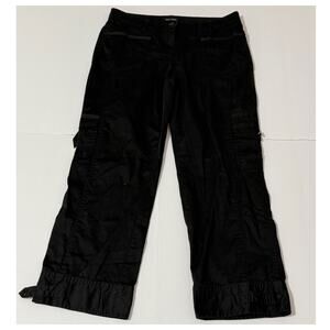 White House Black Market Cargo Pants, Black, Size 4